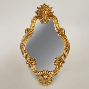 Wandspiegel 27,8x19,5 cm golden