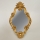 Wandspiegel 27,8x19,5 cm golden