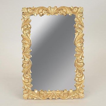 Wandspiegel 31,3x21 cm golden