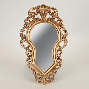 Wandspiegel 32,3x19,5 cm golden