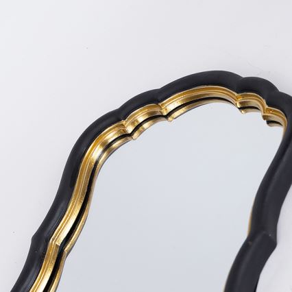 Wandspiegel 34,5x23,2 cm schwarz/golden