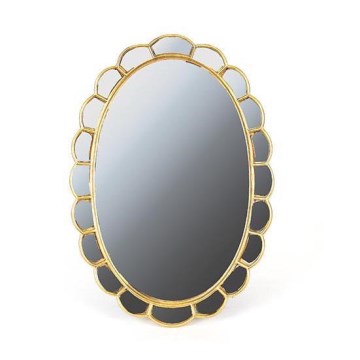 Wandspiegel 34,5x24,5 cm golden