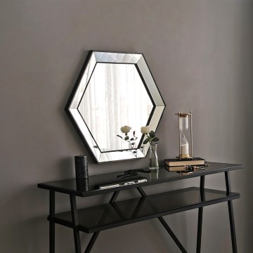 Wandspiegel 61x70 cm Silber