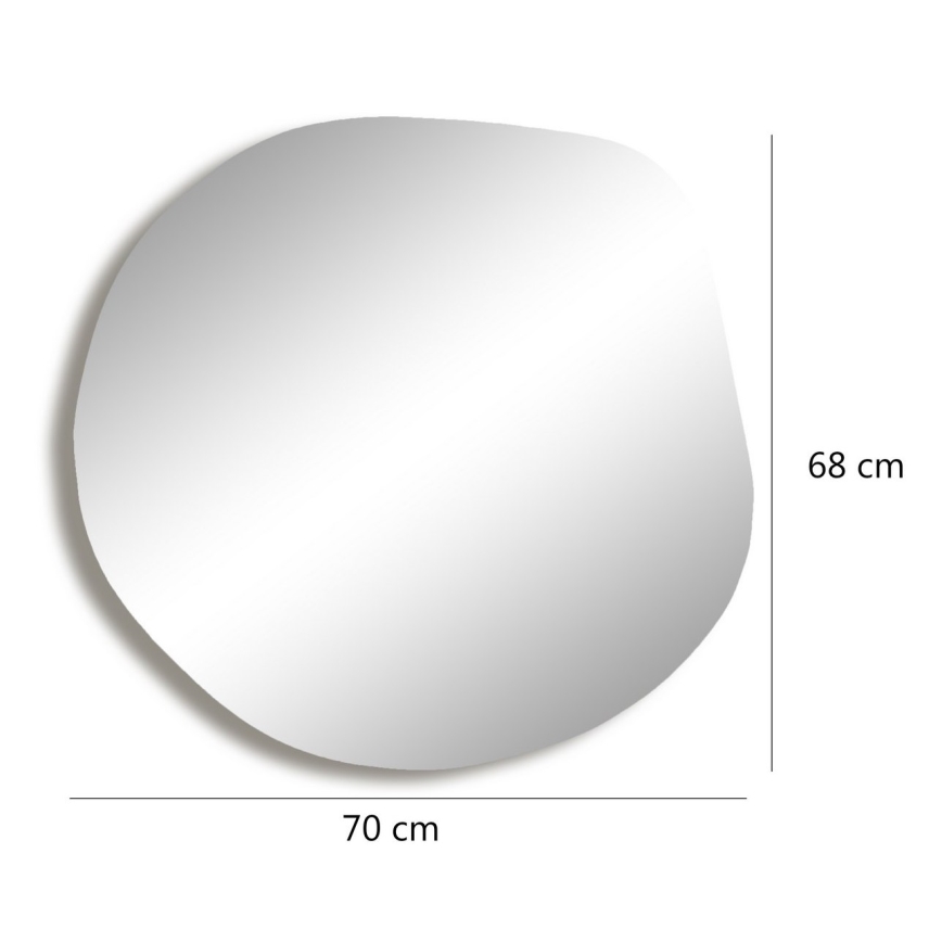Wandspiegel ASSO 70x67 cm golden