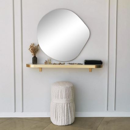 Wandspiegel ASSO 70x67 cm golden