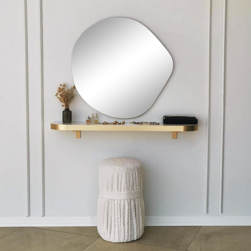 Wandspiegel ASSO 70x67 cm golden