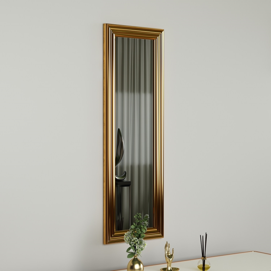 Wandspiegel BOSS 90x30 cm golden
