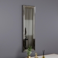 Wandspiegel BOSS 90x30 cm silbern