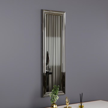Wandspiegel BOSS 90x30 cm silbern