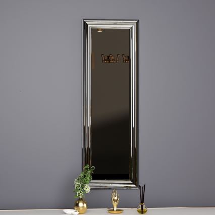 Wandspiegel BOSS 90x30 cm silbern