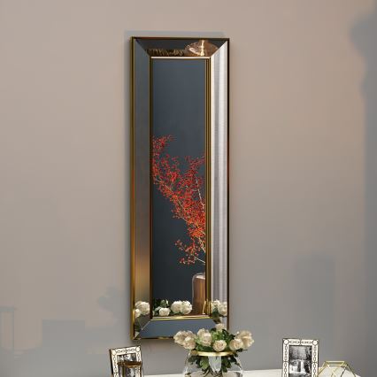 Wandspiegel CARLOS 90x30 cm golden
