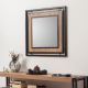 Wandspiegel COSMO 70x70 cm braun/schwarz