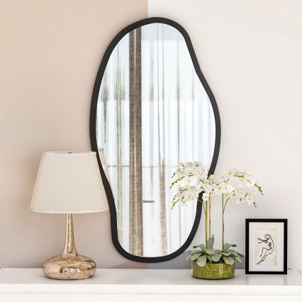Wandspiegel COULDY 85x45 cm schwarz