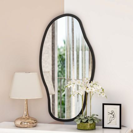 Wandspiegel COULDY 85x45 cm schwarz