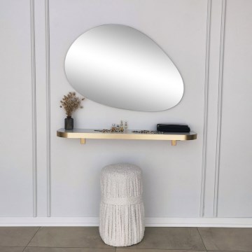 Wandspiegel PORP 60x90 cm golden