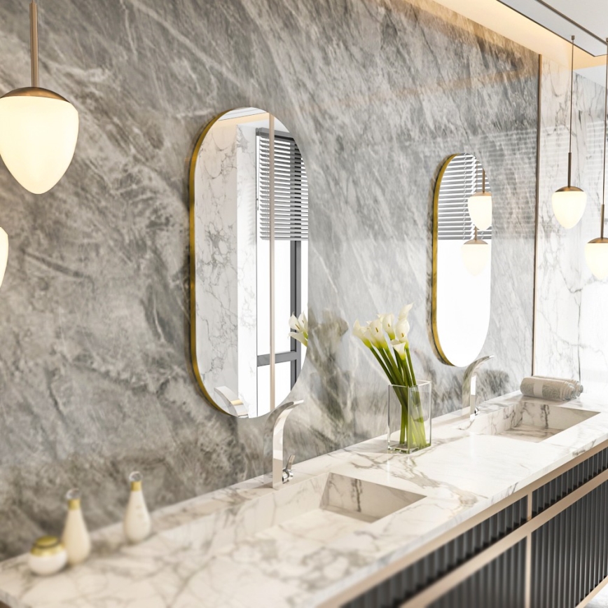 Wandspiegel RIORS 85x45 cm golden