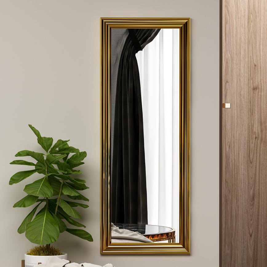 Wandspiegel SMOOTH 105x40 cm golden