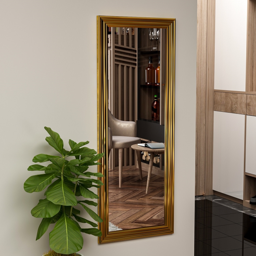 Wandspiegel SMOOTH 105x40 cm golden