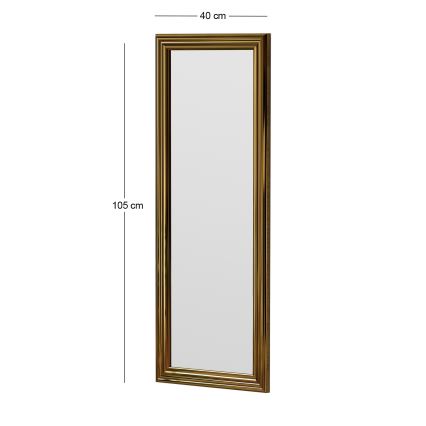 Wandspiegel SMOOTH 105x40 cm golden