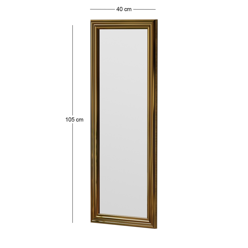 Wandspiegel SMOOTH 105x40 cm golden