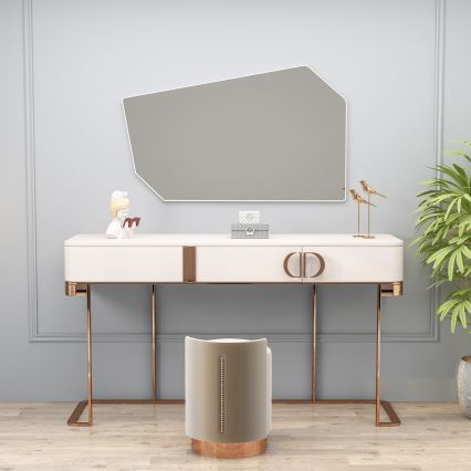 Wandspiegel TARZ 49x86 cm weiß