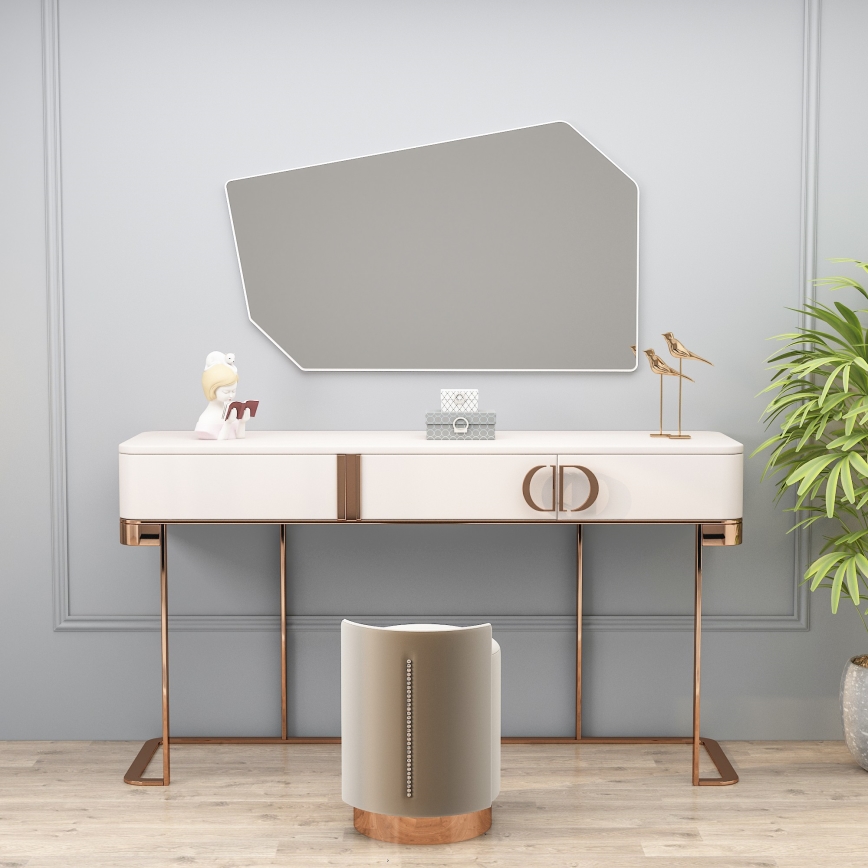 Wandspiegel TARZ 49x86 cm weiß