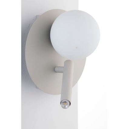 Wandspot HOTEL MOOD 1xG9/12W/230V + 1xG9/3W grau