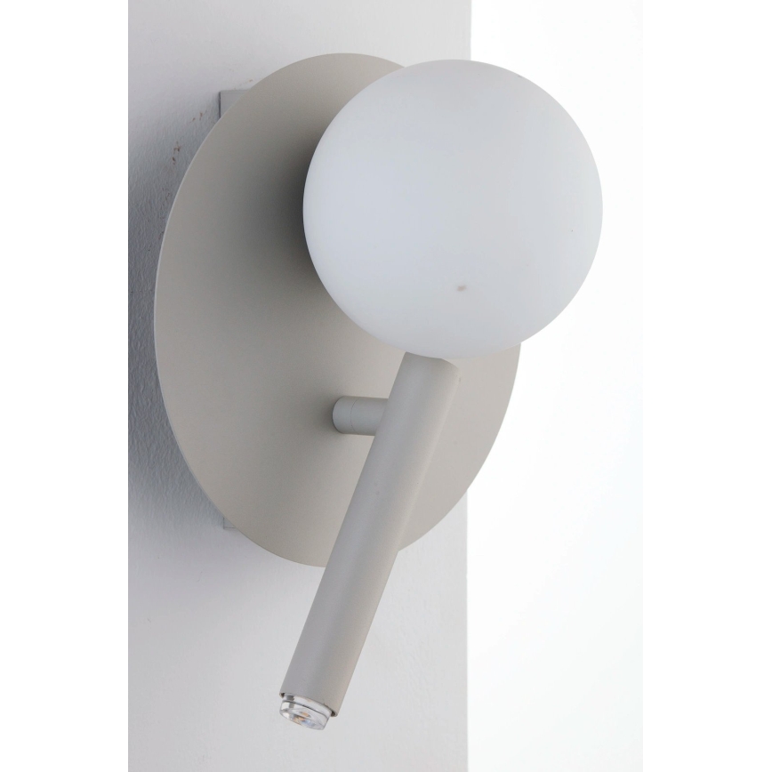 Wandspot HOTEL MOOD 1xG9/12W/230V + 1xG9/3W grau