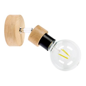 Wandspot MARJOLAINE 1xE27/25W/230V Eiche