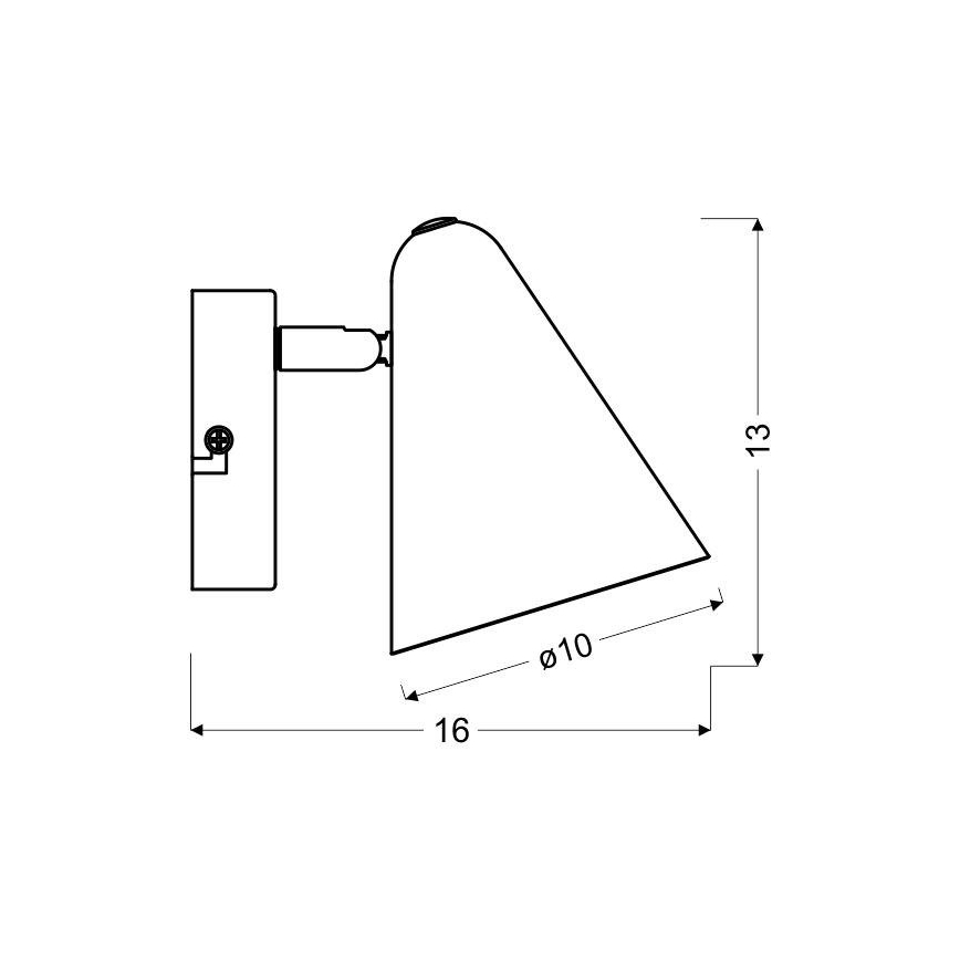 Wandstrahler AMOR 1xE14/40W/230V rosa