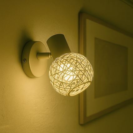 Wandstrahler DEX 1xE14/10W/230V beige/creme