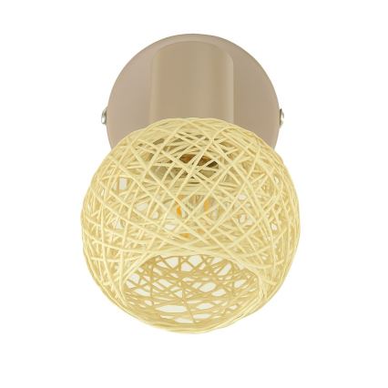 Wandstrahler DEX 1xE14/10W/230V beige/creme