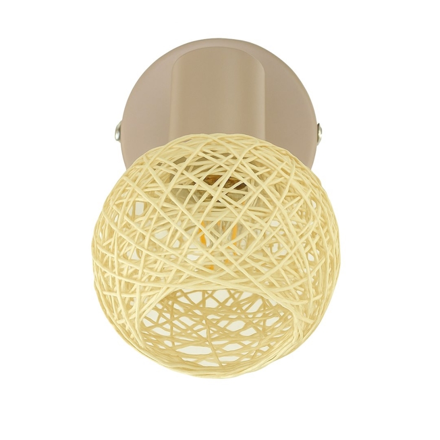 Wandstrahler DEX 1xE14/10W/230V beige/creme