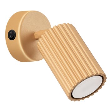 Wandstrahler KARBON 1xGU10/10W/230V golden