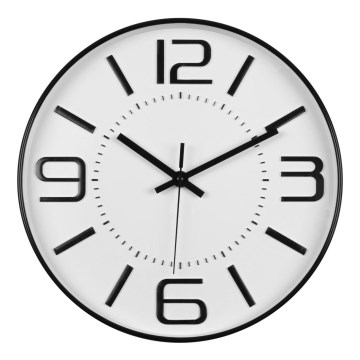 Wanduhr 1xAA 29 cm weiß