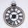 Wanduhr 1xAA d 40 cm schwarz/cremefarben