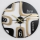 Wanduhr 1xAA d 60 cm schwarz/golden