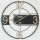Wanduhr 1xAA d 60 cm schwarz