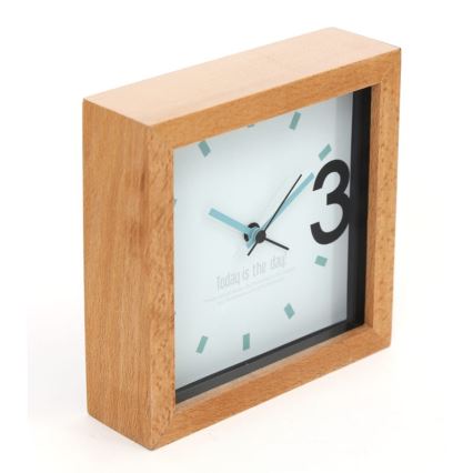 Wanduhr 1xAA Holz