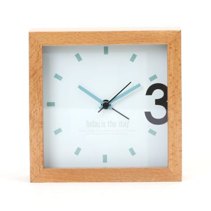 Wanduhr 1xAA Holz