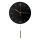 Wanduhr mit Pendel d 30 cm 1xAA schwarz/golden