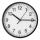 Wanduhr Ø 20 cm 1xAA schwarz/weiß