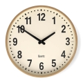Wanduhr Ø 30,8 cm, 1× AA-Batterie, Holz