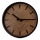 Wanduhr Ø 30 cm 1xAA schwarz/braun