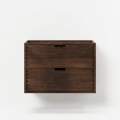 Waschbeckenunterschrank GRIBSKOV 80 cm braun/Eiche