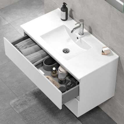 Waschbeckenunterschrank KENWOOD 91x50x47 cm weiß