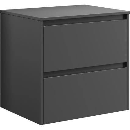 Waschbeckenunterschrank TRONDHEIM für Waschbecken 60×57×46 cm anthrazit