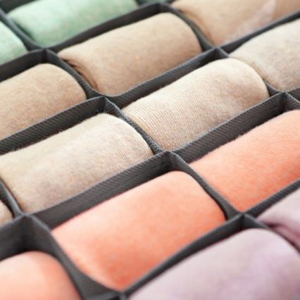 Wäsche-Organizer für die Schublade GRANT, grau