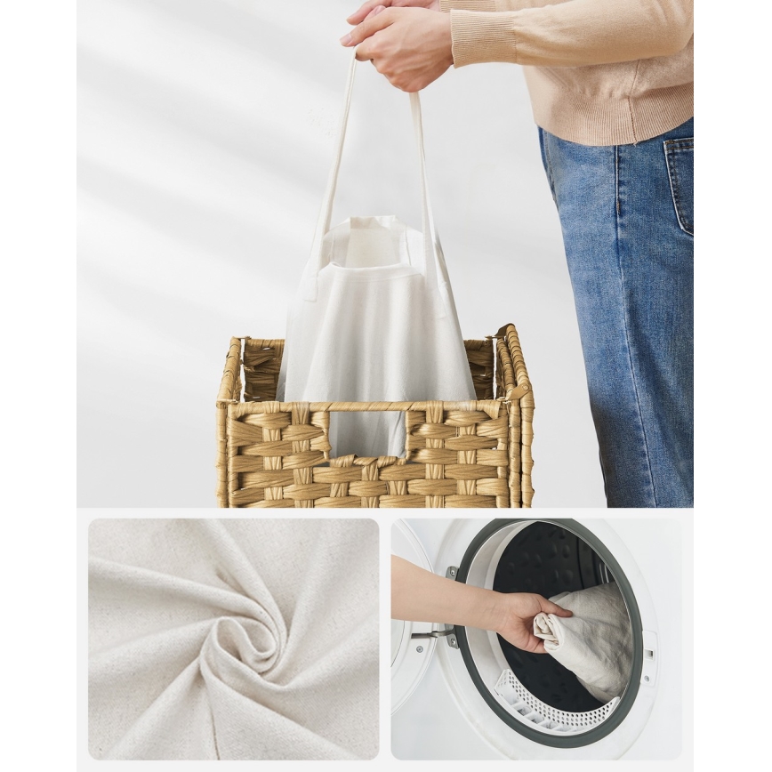 Wäschekorb FLYN aus Rattan