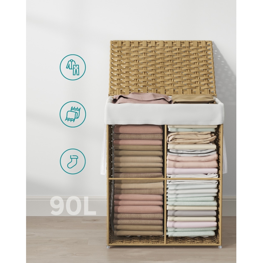 Wäschekorb FLYN aus Rattan